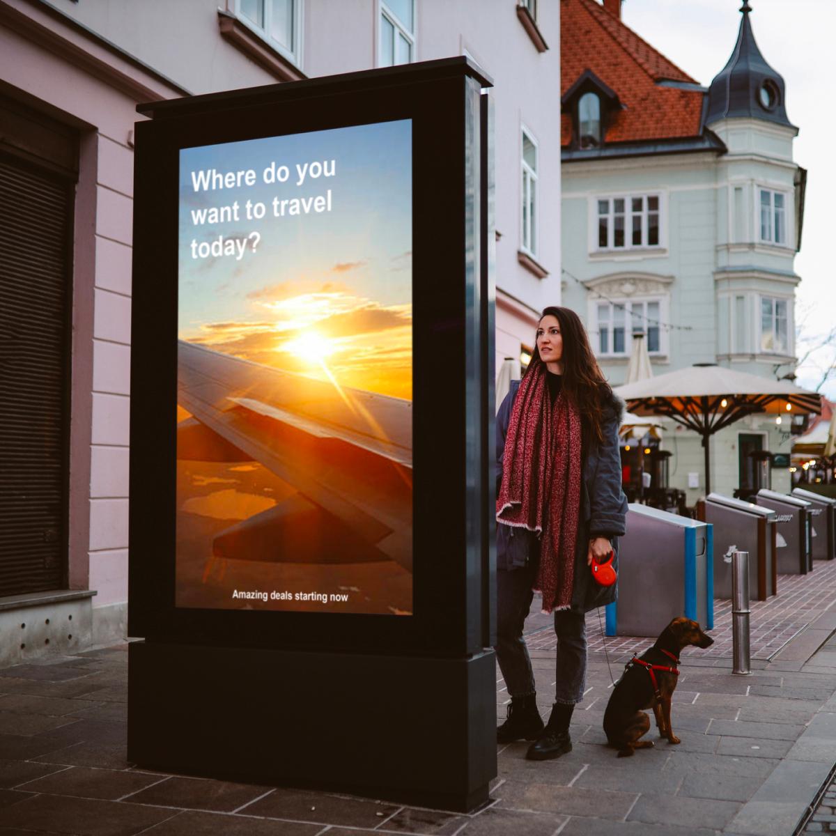 Brussels Airport out-of-home ad