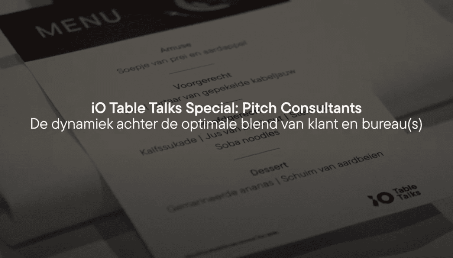 Table Talks Pitch Consultants