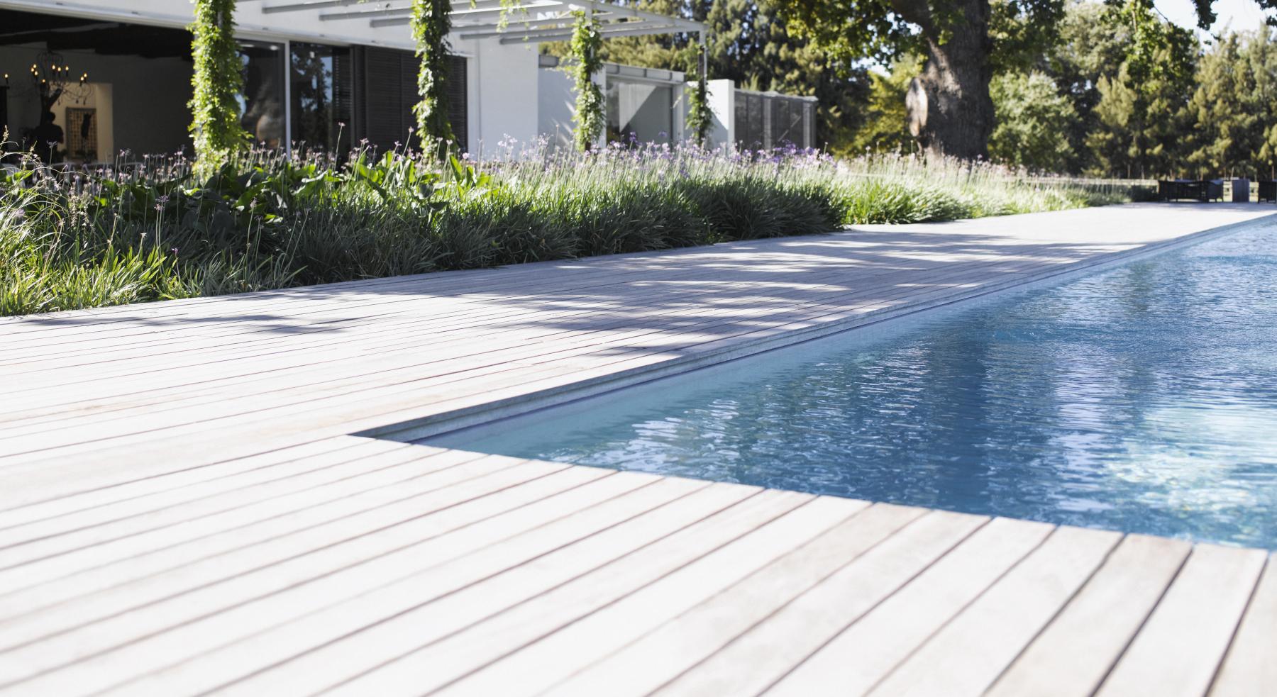 Pool in garden