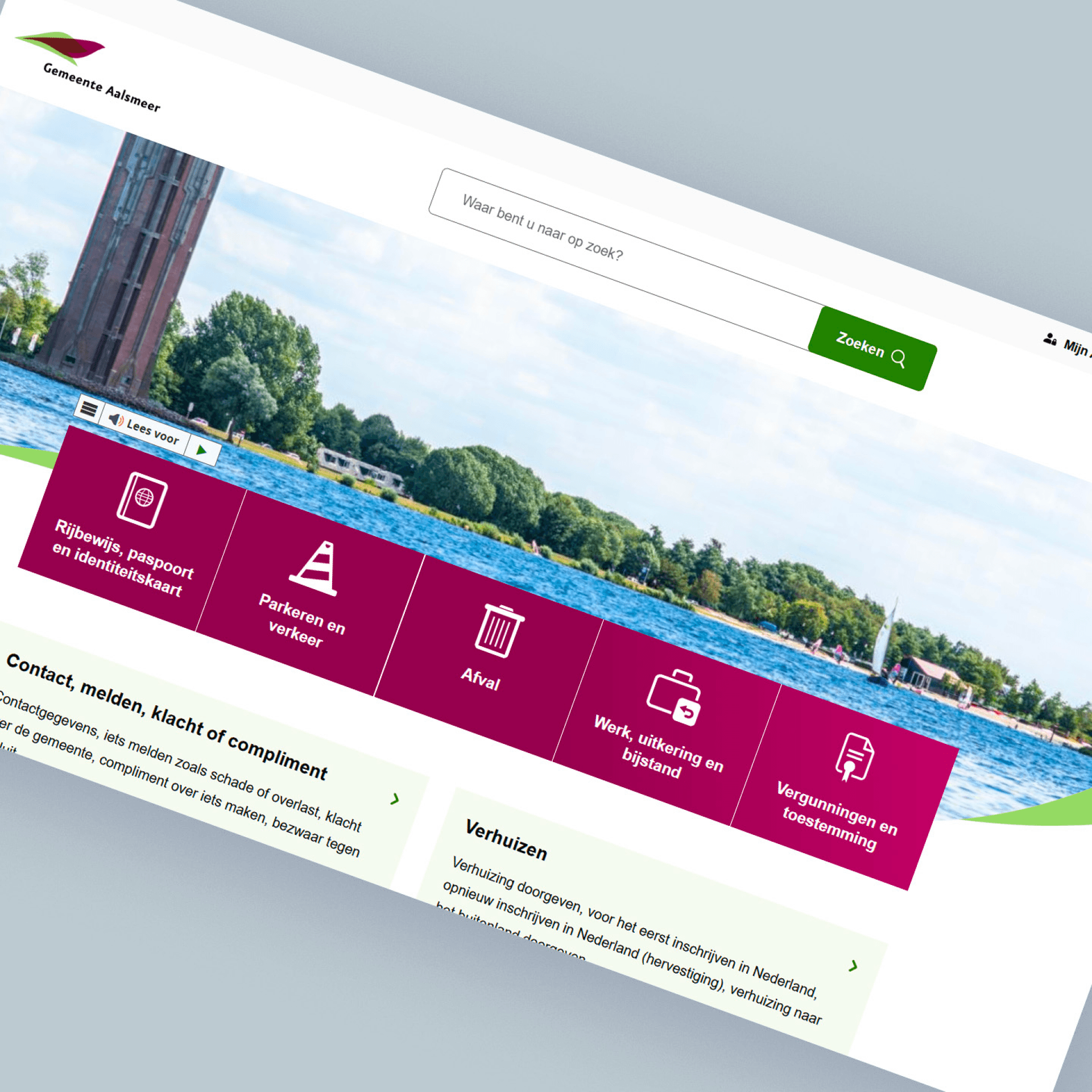 Homepage Gemeente Aalsmeer