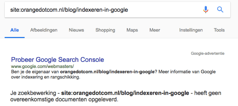 Een specifieke pagina zoeken op basis van de url