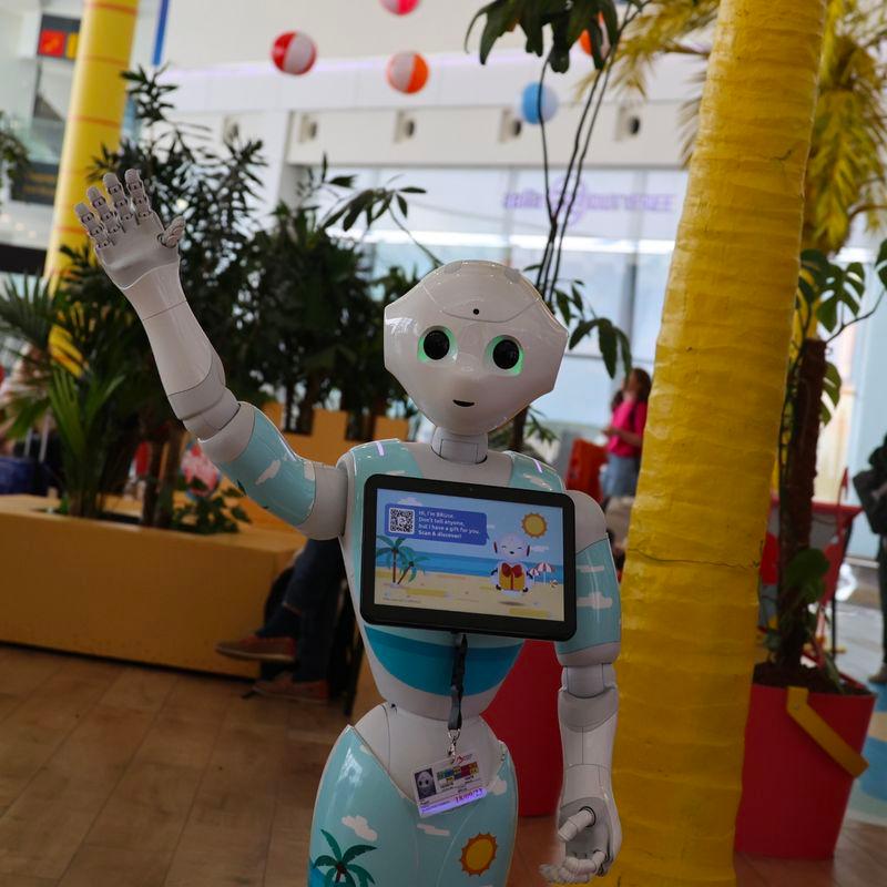 Robot at Brussels Airport